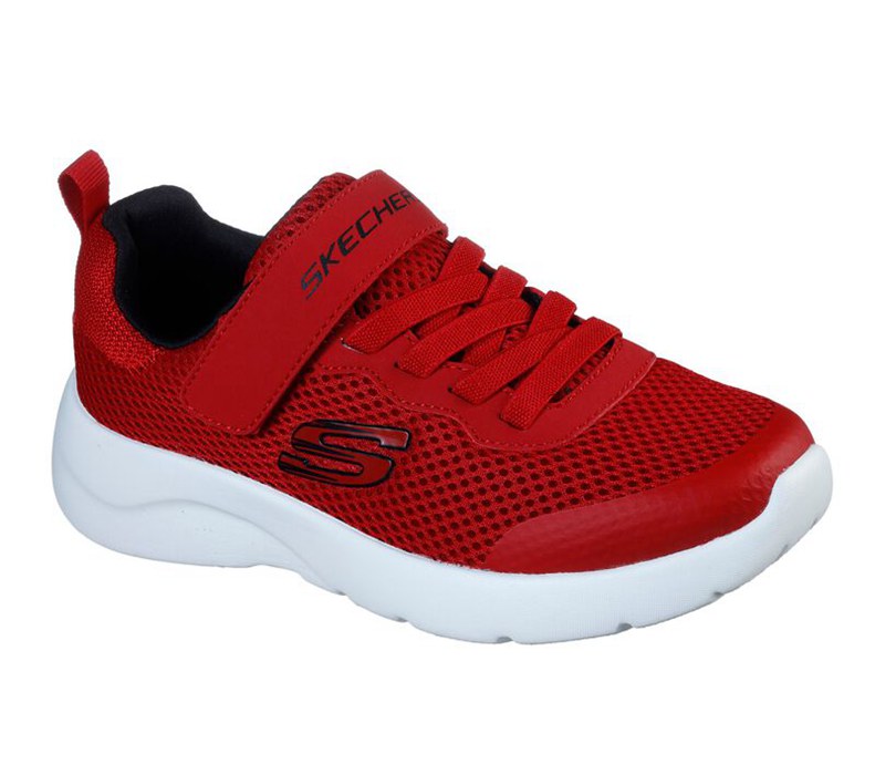 Skechers Pojkar Röda/Svarta Sneakers - Dynamight 2.0 - Vordix - Sverige (HVTEO-5807)